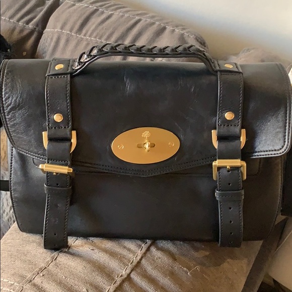 Mulberry Handbags - Mulberry Alexa Black Silky Calf
